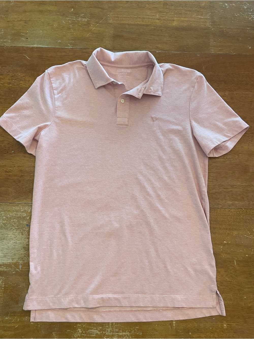 American Eagle Outfitters Men’s Light Pink Polo